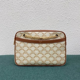 셀린느 미디엄 트리오페 체인백 195452 베이지