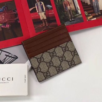 구찌 신상 카드지갑 524787 브라운