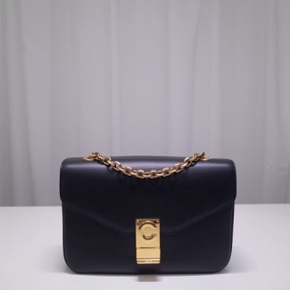 셀린느 미디엄 C 크로스백 187253 블랙