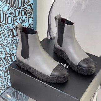 샤넬 신상 앵글부츠 G34358 그레이