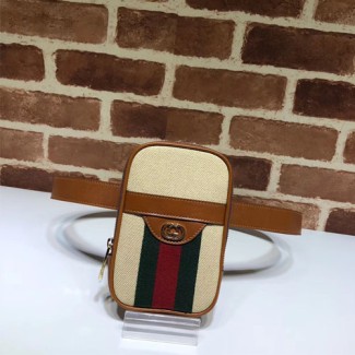 찌 빈티지 캔버스 아이폰 케이스 벨트백 581519