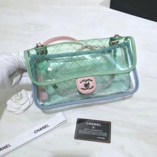 샤넬 18S/S 신상 투명 플랩백 A57409-1