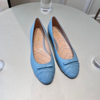 구찌 여성용 플랫 670445 블루