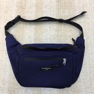 발렌시아가 신상 힙색 459744 네이비