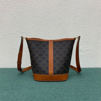 셀린느 트라이엄프 버킷백 스몰 191442 브라운