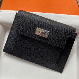 에르메스 켈리 포켓 6157443 블랙 은장