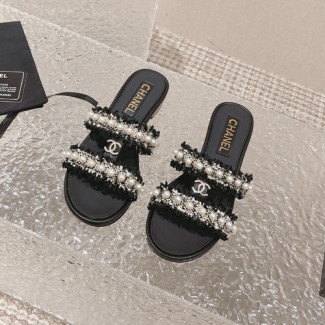 샤넬 여성용 슬리퍼 G34451 블랙