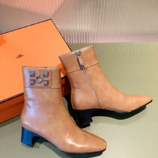 에르메스 여성용 앵글부츠 H35128 카멜