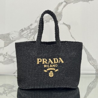 프라다 라피아 크로셰 라탄백 1BG392