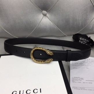 구찌 신상 벨트 234204 블랙 금장