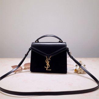 입생로랑 카산드라 탑핸들 미니 602716 블랙 민자