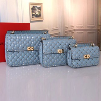 발렌티노 락스터드 스파이크 체인 백 QW1B0123 빈티지 민트