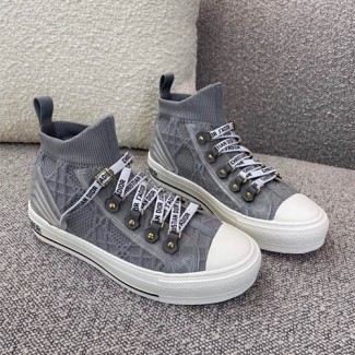 디올 여성용  스니커즈 KDI635 그레이