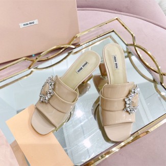 미우미우 신상 샌들 57207 베이지