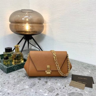 보테가 BV 앵글 백 미니 608798 브라운