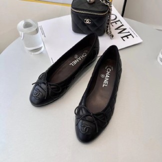 샤넬 신상 플랫 슈즈 G33864 블랙 퀄팅