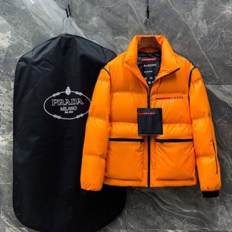 프라다 남성용 패딩 3A442 오렌지