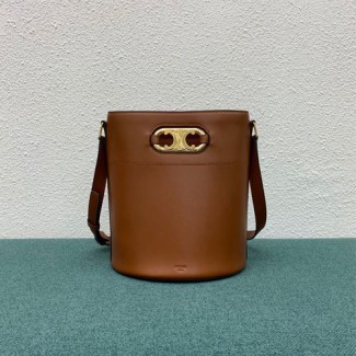 셀린느 메일론 트리오페 버킷백 193043 브라운