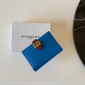 지방시 여성용 신상 GV3 중지갑 GV2697 블루