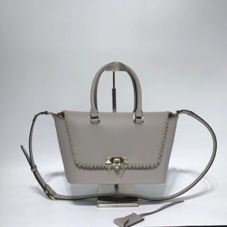 발렌티노 18S/S 스몰 데미룬 더블 핸들백 NW0B0A47 그레이