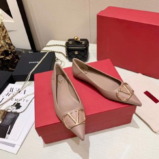 발렌티노 여성용 플랫 V0932 누드