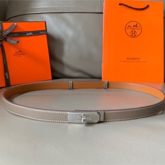 에르메스 신상  벨트 XTY183  그레이  은장